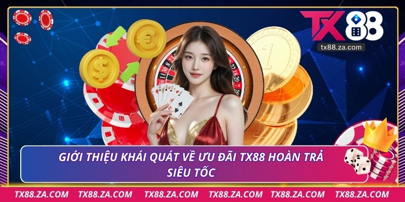 Giới thiệu khái quát về ưu đãi TX88 hoàn trả siêu tốc