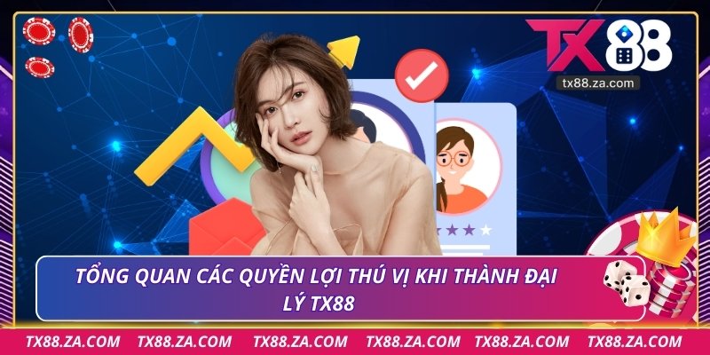 Tổng quan các quyền lợi thú vị khi thành đại lý TX88